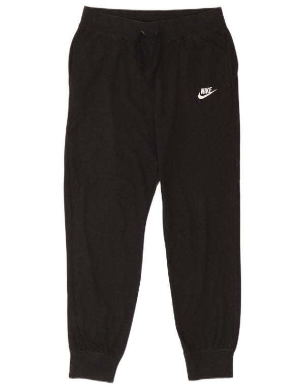 Nike Womens Tracksuit Trousers Joggers UK 10 Small Black Cotton