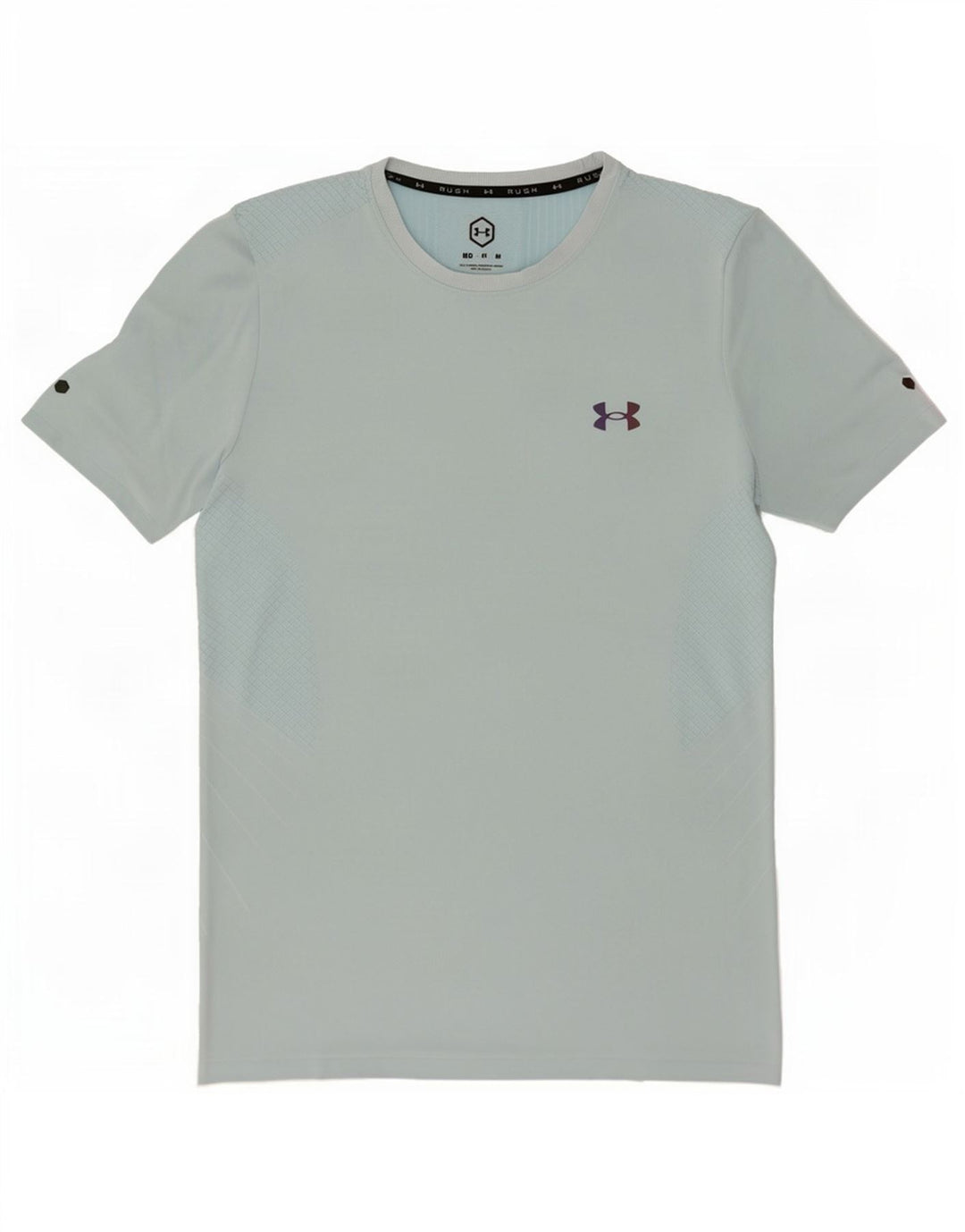 Męski t-shirt Under Armour w średnie niebieskie prążki