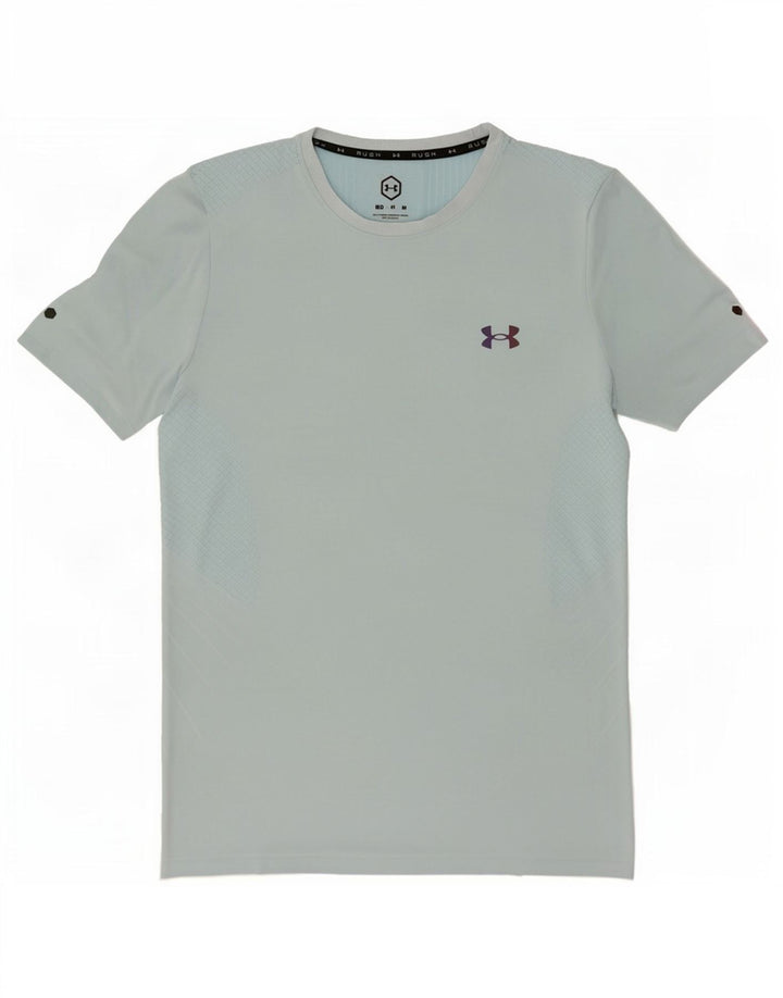 Męski t-shirt Under Armour w średnie niebieskie prążki