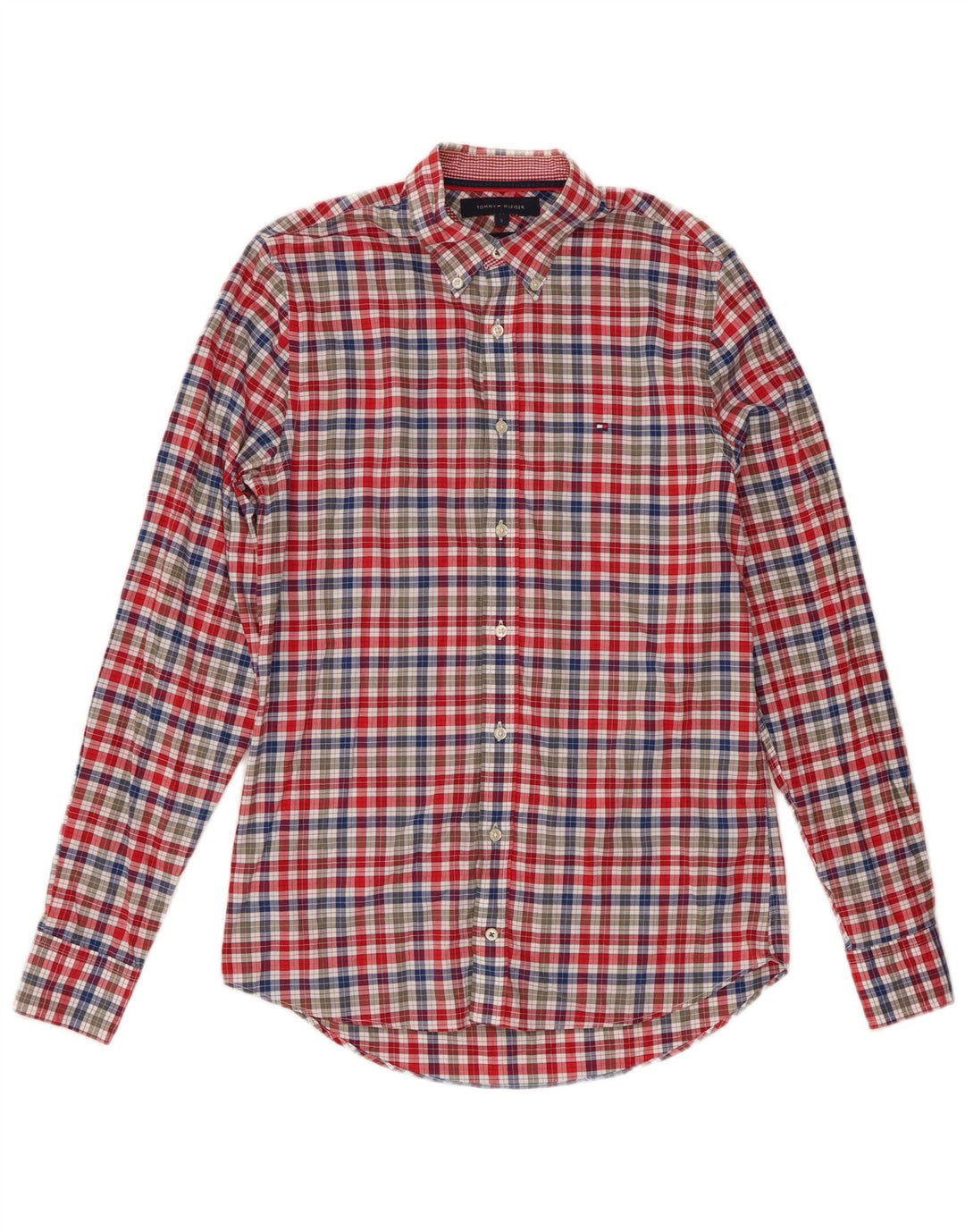 Koszula męska Tommy Hilfiger o dopasowanym kroju, mała, wielokolorowa bawełniana kratka