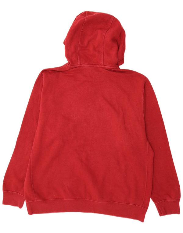 Męski sweter z kapturem NIKE XL, bordowy, bawełniany