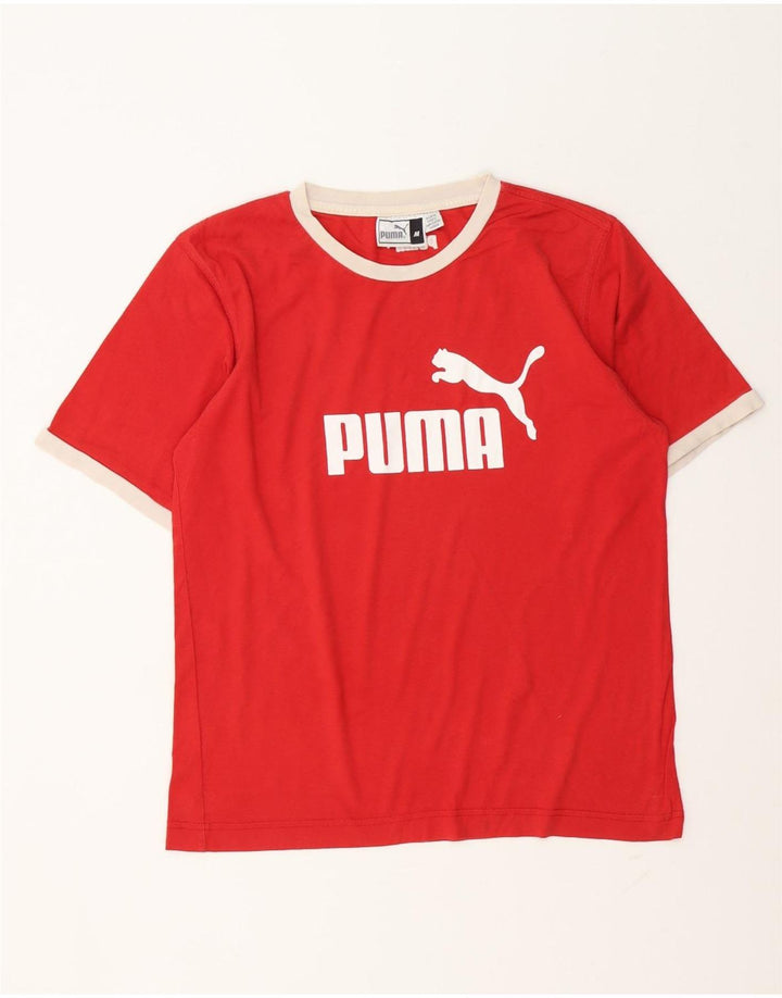 Męski T-shirt Puma z grafiką, średni czerwony