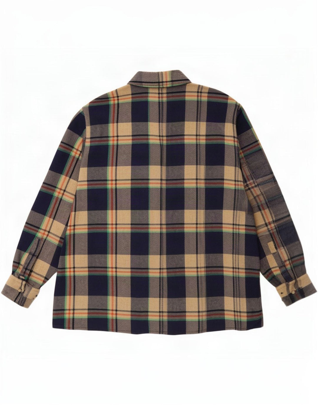 Vintage męska koszula flanelowa rozmiar 47 2XL wielobarwna kratka