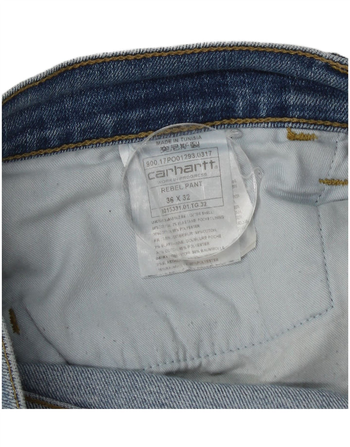 Męskie jeansy Carhartt W36 L32 Niebieskie bawełniane