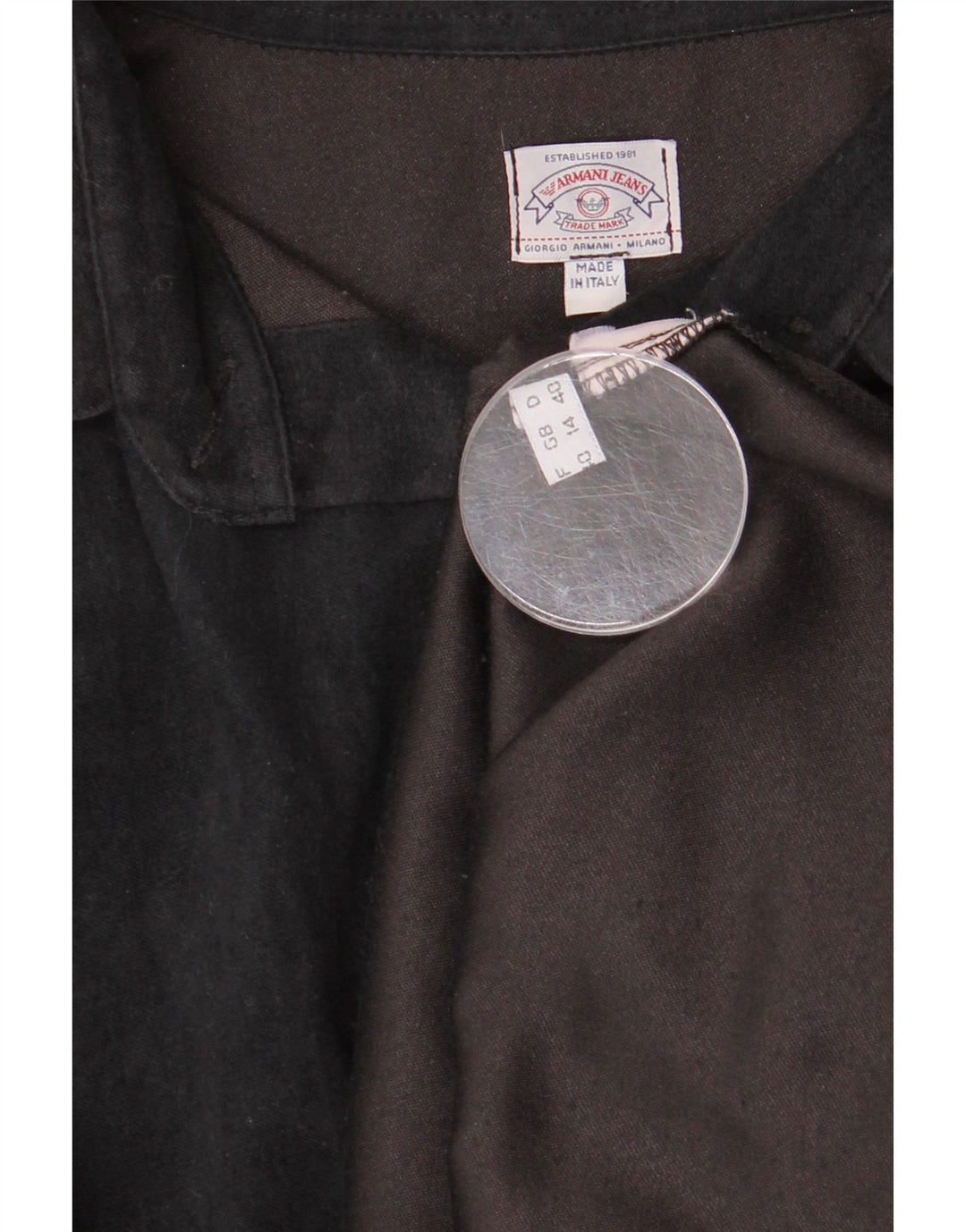 Koszula damska Armani Jeans UK 14, duża, czarna