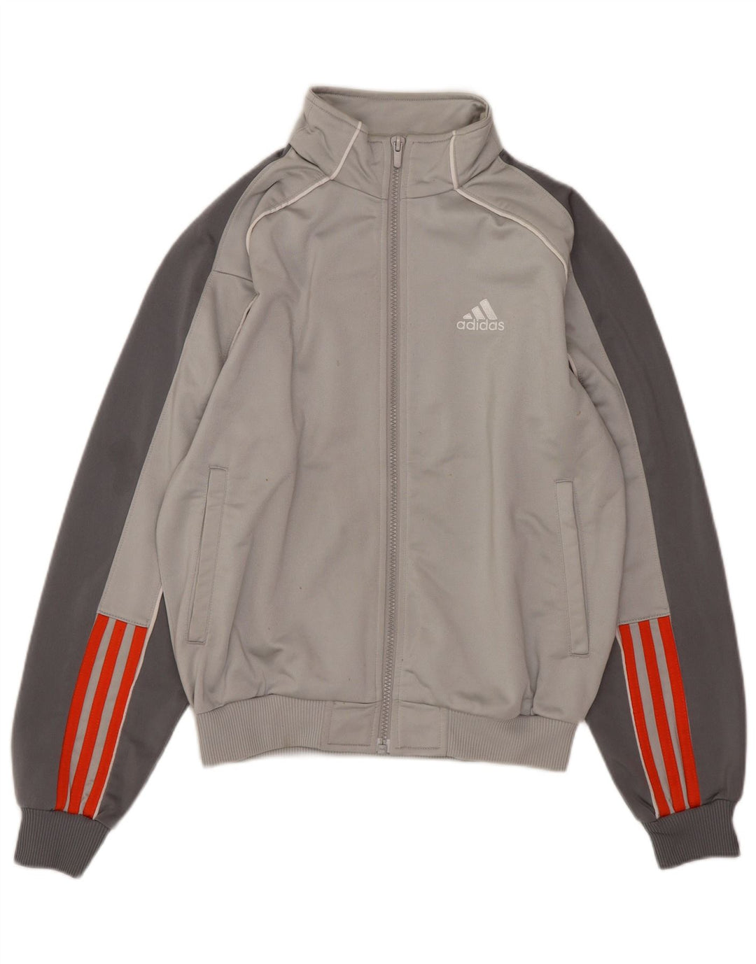 Adidas Chłopięce 11-12 Lat Szary Poliester z blokami kolorów