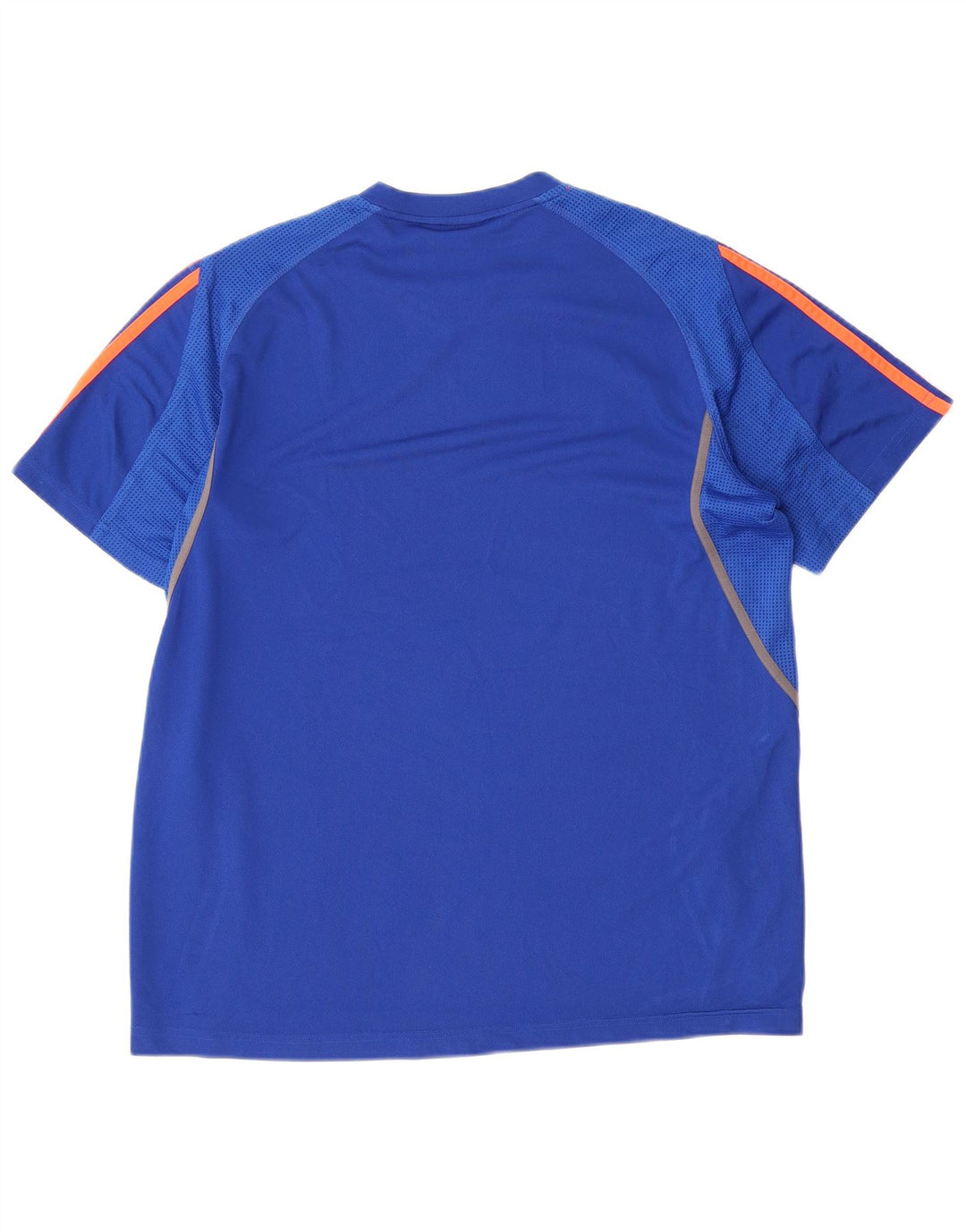 Adidas Męski T-shirt Top Średni Niebieski Poliester