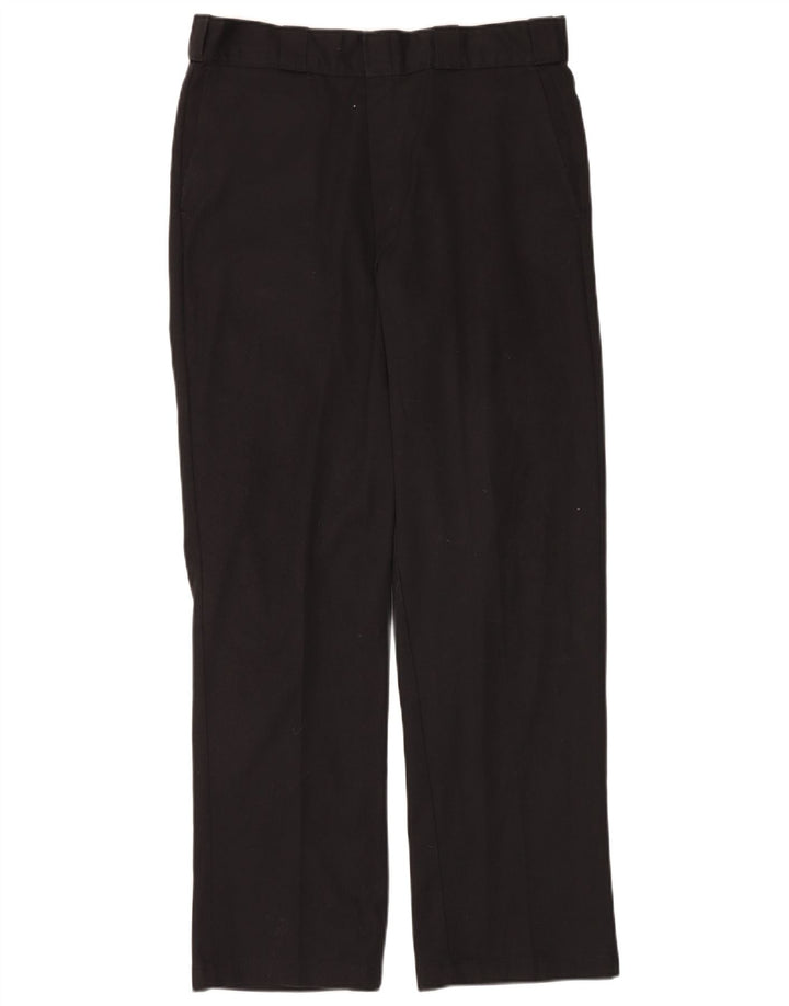 Męskie proste spodnie chino Dickies W34 L32 Czarny poliester