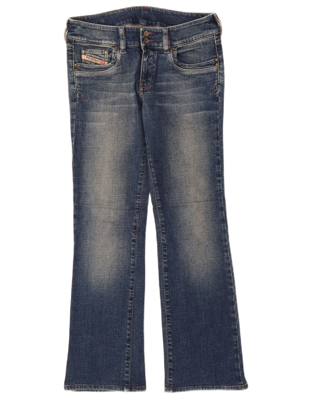 Damskie jeansy Bootcut Diesel W30 L29 Niebieskie bawełniane