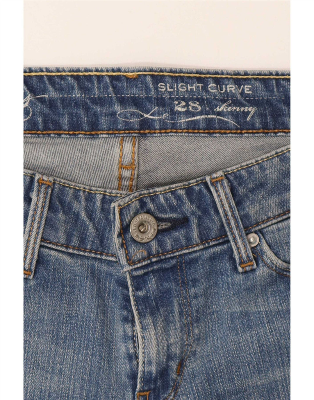 Damskie jeansy Levi's Slight Curve Skinny W28 L30 Niebieskie