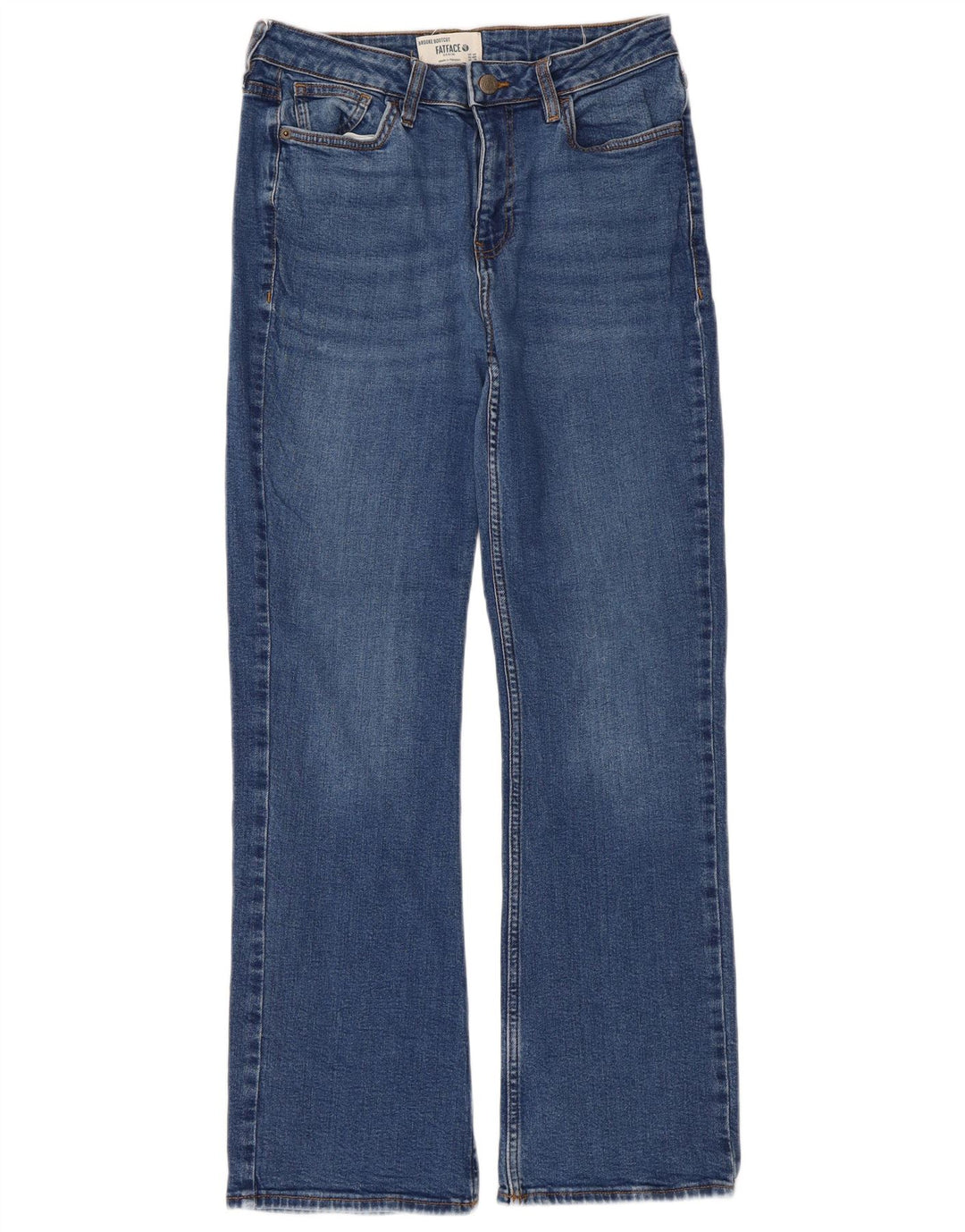 Damskie jeansy Bootcut Fat Face UK 12 Medium W30 L29 Niebieskie bawełniane