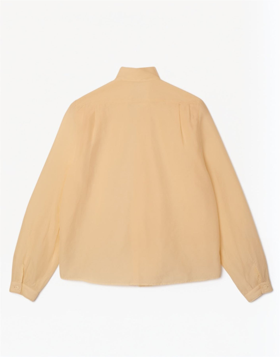 Bluzka damska vintage, wiązana z przodu, UK 18 XL, beżowa