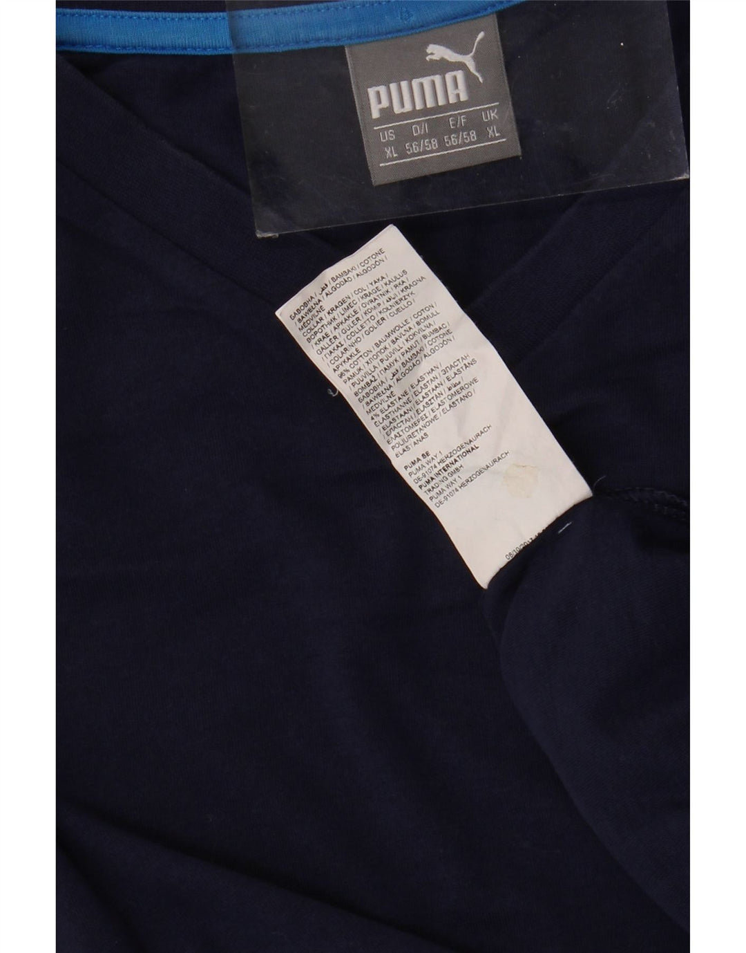 Męska koszulka T-shirt PUMA XL, granatowa, bawełniana