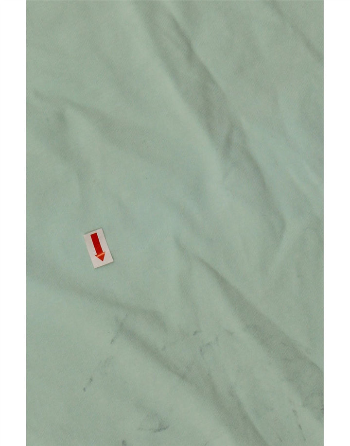 Damska koszulka z grafiką NEW BALANCE Top UK 14, średnia zielona bawełna