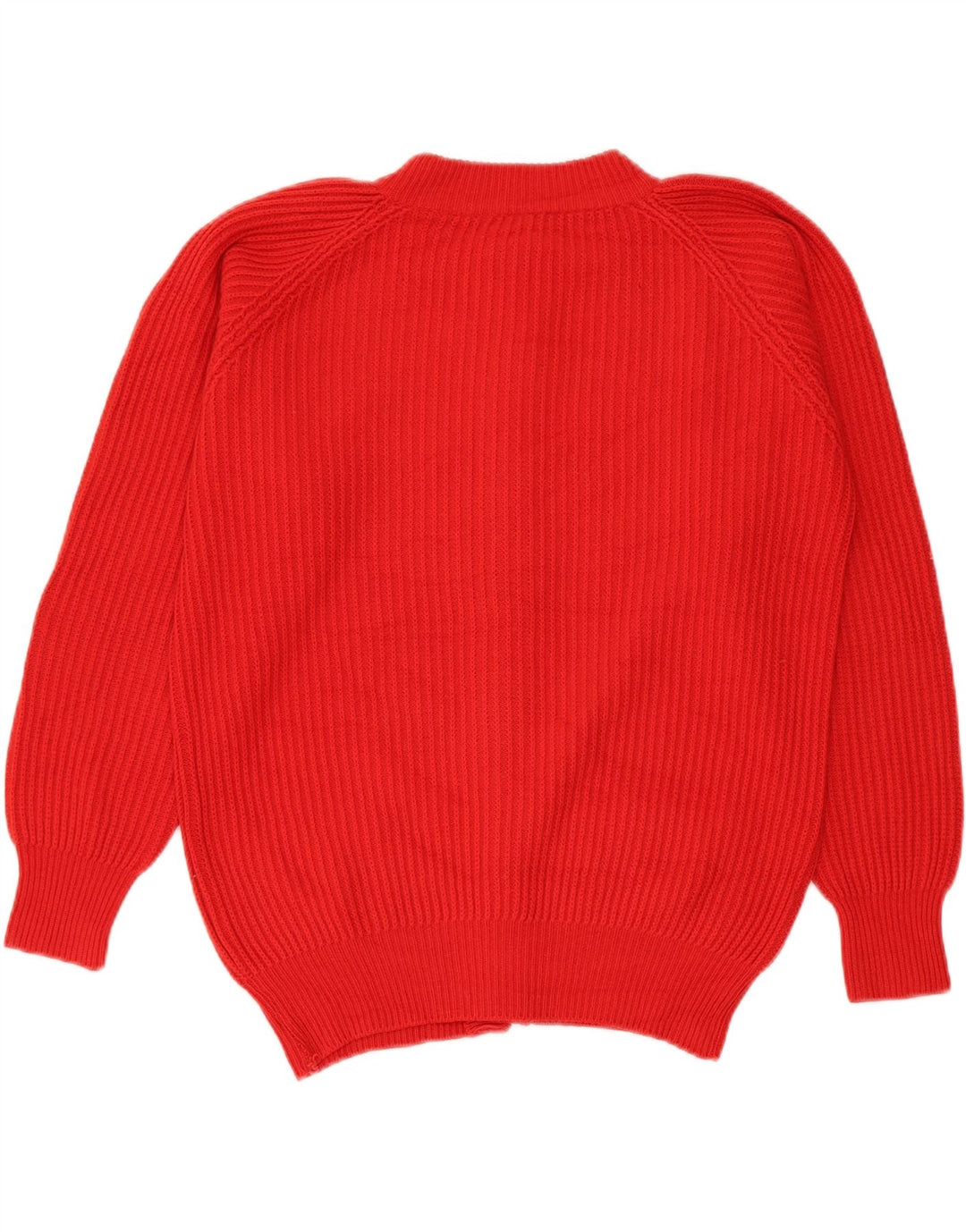 Sweter męski w stylu vintage, rozmiar 46 XL, czerwony