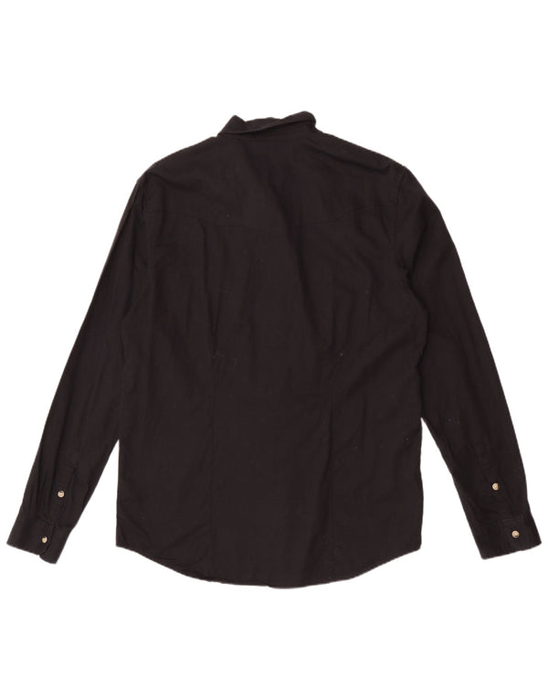 Koszula męska Wrangler Slim Fit XL, czarna, bawełniana