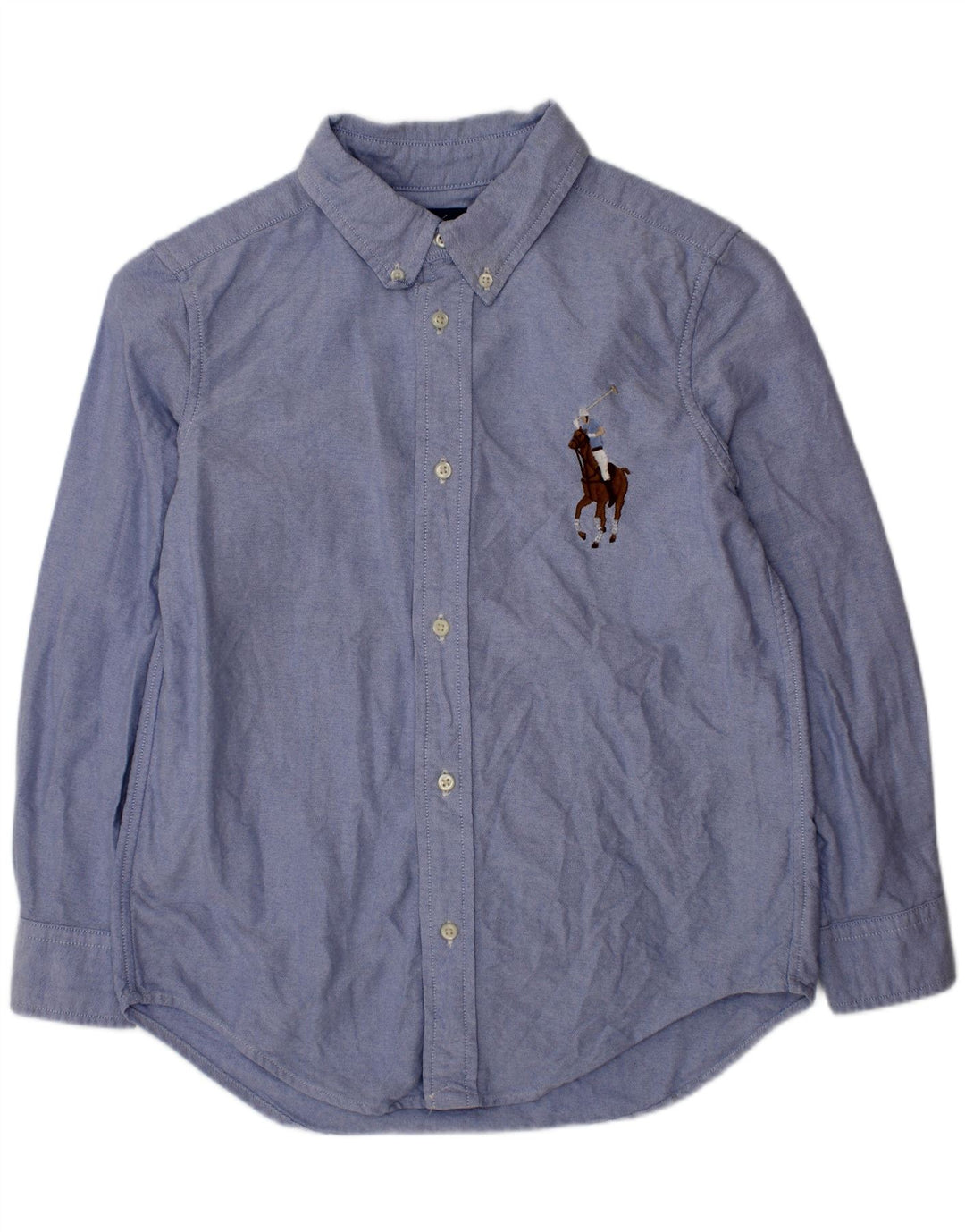 Koszula chłopięca RALPH LAUREN 6-7 lat, niebieska, bawełniana