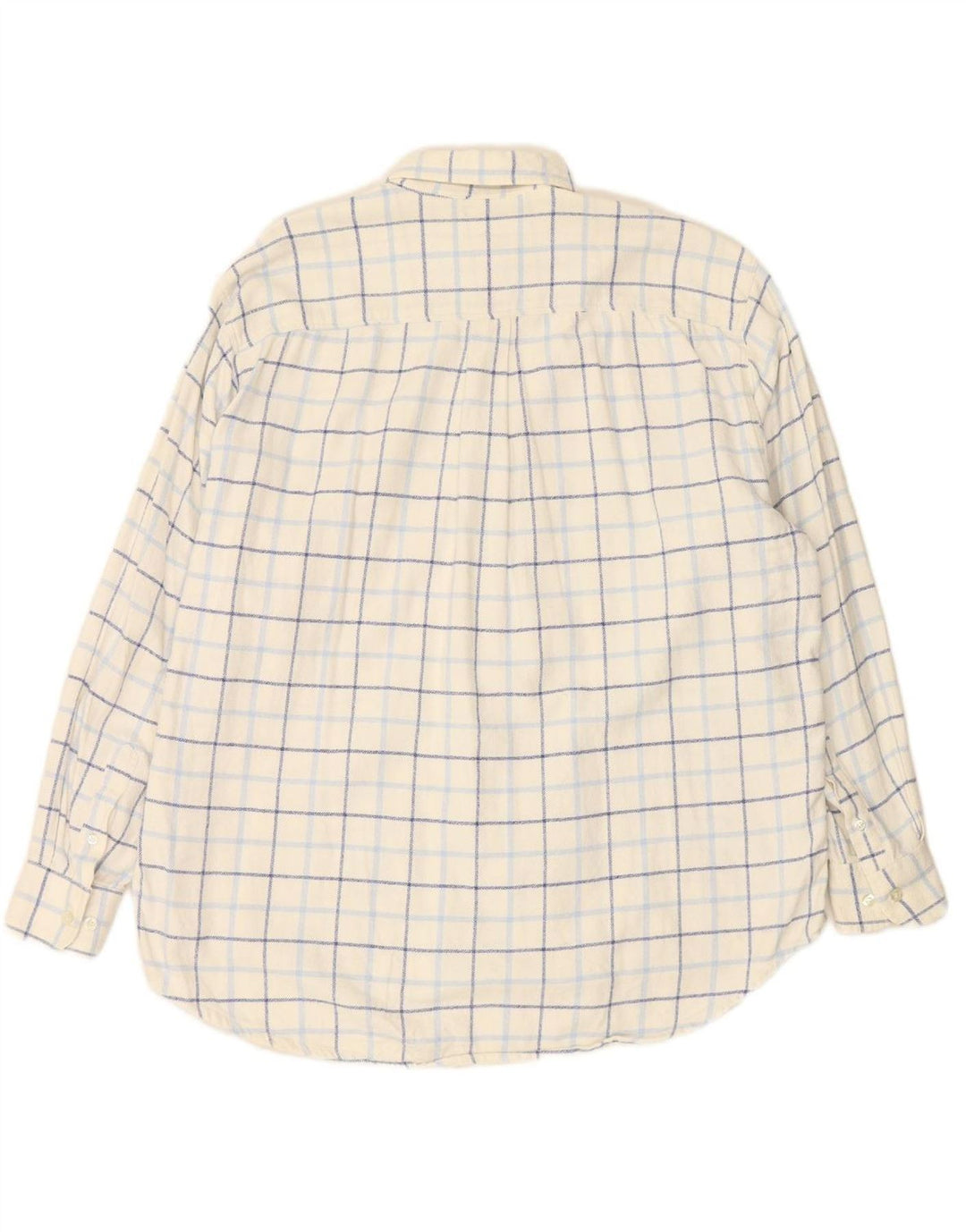 SERGIO TACCHINI Mens Flannel Shirt XL White Check