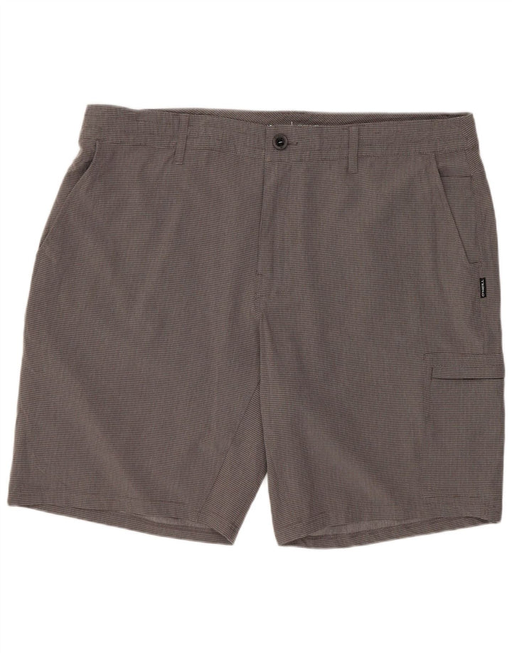 Męskie spodenki cargo O'Neill W38 XL, szary poliester w paski