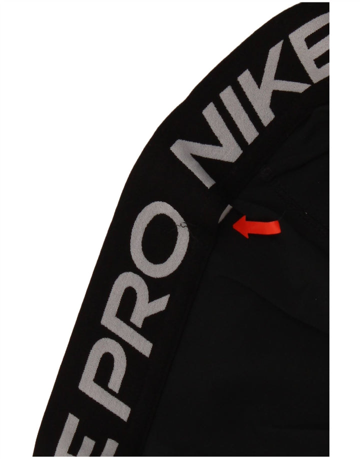 Damskie legginsy Nike Dri Fit Graphic UK 10, małe, czarne