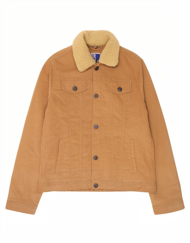 Kurtka sztruksowa Jack & Jones dla chłopców 13-14 lat, beżowa, bawełniana