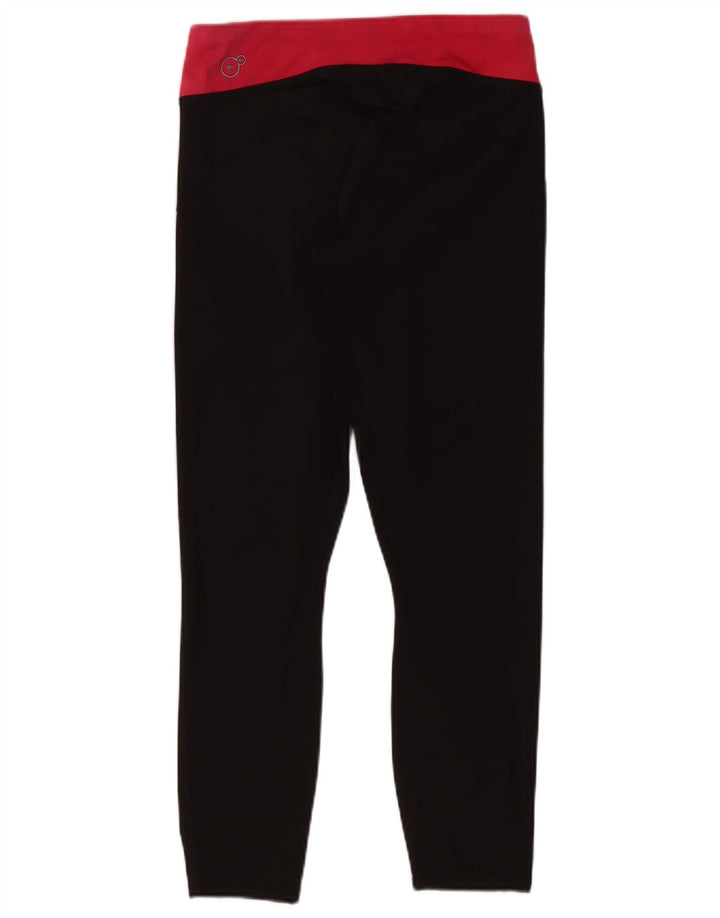 Damskie legginsy Puma UK 8, małe, czarne, z poliestru w blokach kolorów