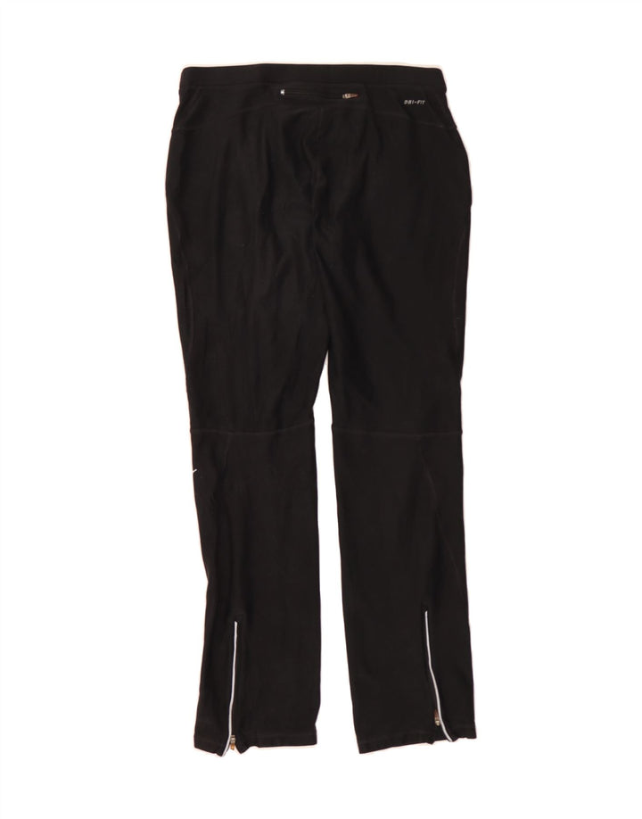 NIKE Womens Dri Fit Tracksuit Trousers UK 14 Medium  Black Polyester Vintage Nike and Second-Hand Nike from Messina Hembry 
