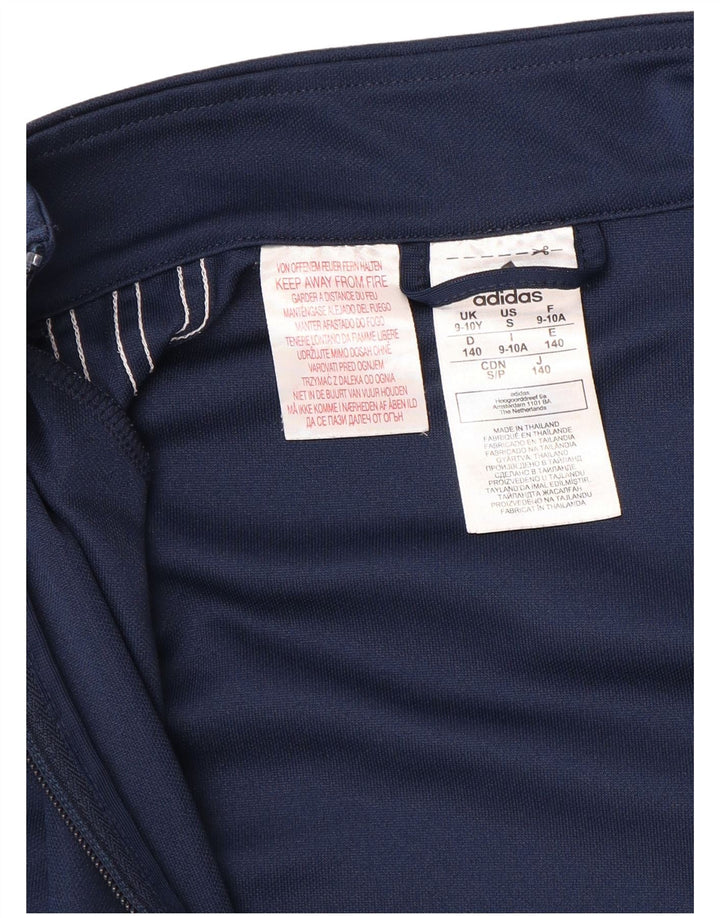 Chłopięca kurtka dresowa ADIDAS Aeroready 9-10 lat, granatowa, poliester