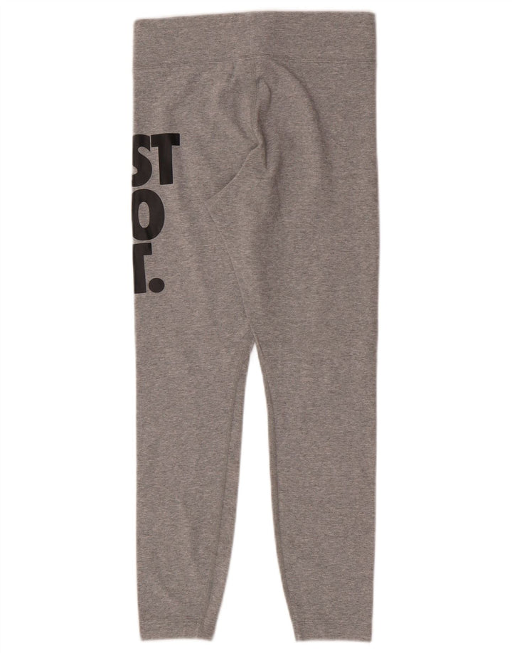 Damskie legginsy Nike Graphic UK 8, małe, szare, bawełniane w cętki