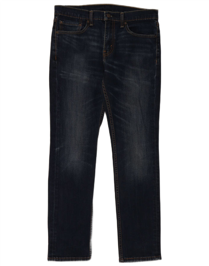 Męskie jeansy Levi's 511 Slim W32 L32 Granatowa bawełna