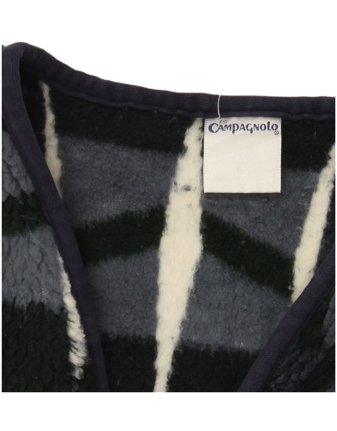 Męska kamizelka polarowa Campagnolo UK 38 Średni granatowy geometryczny poliester