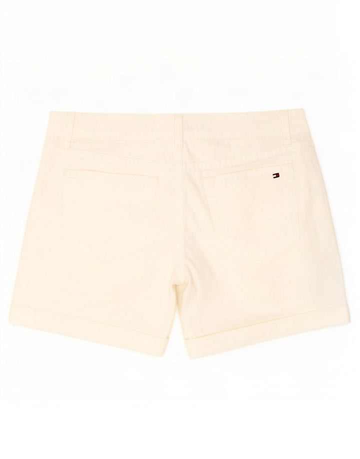 Damskie spodenki Chino Tommy Hilfiger US 6 Medium W32 Biała bawełna
