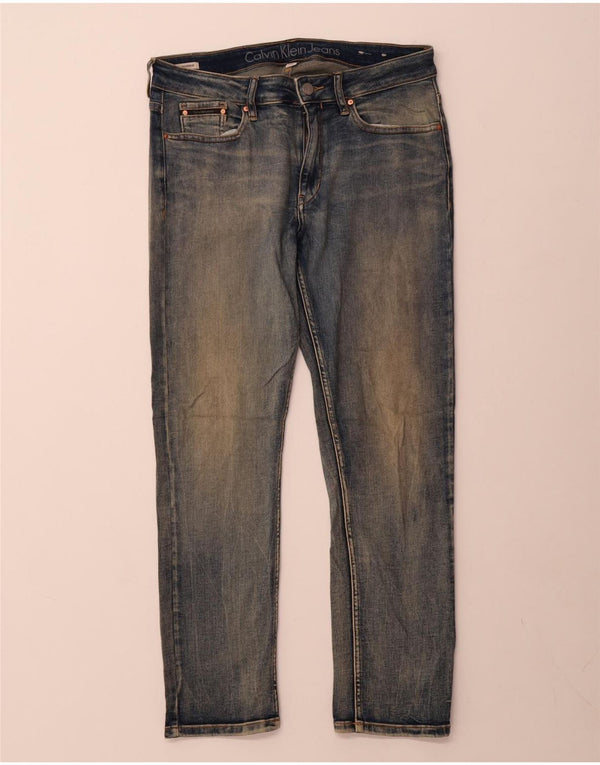 Damskie jeansy Calvin Klein US 8 Medium W30 L27 Niebieskie