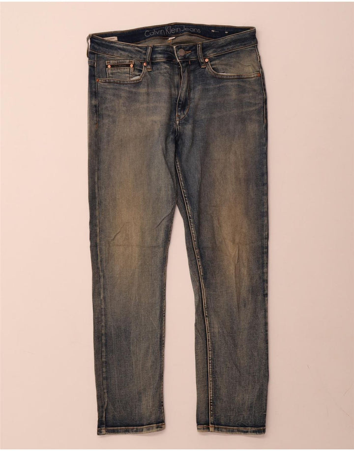 Damskie jeansy Calvin Klein US 8 Medium W30 L27 Niebieskie