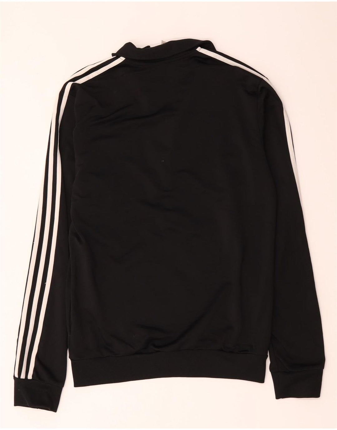 Adidas Męska bluza dresowa, mała, czarna, poliestrowa