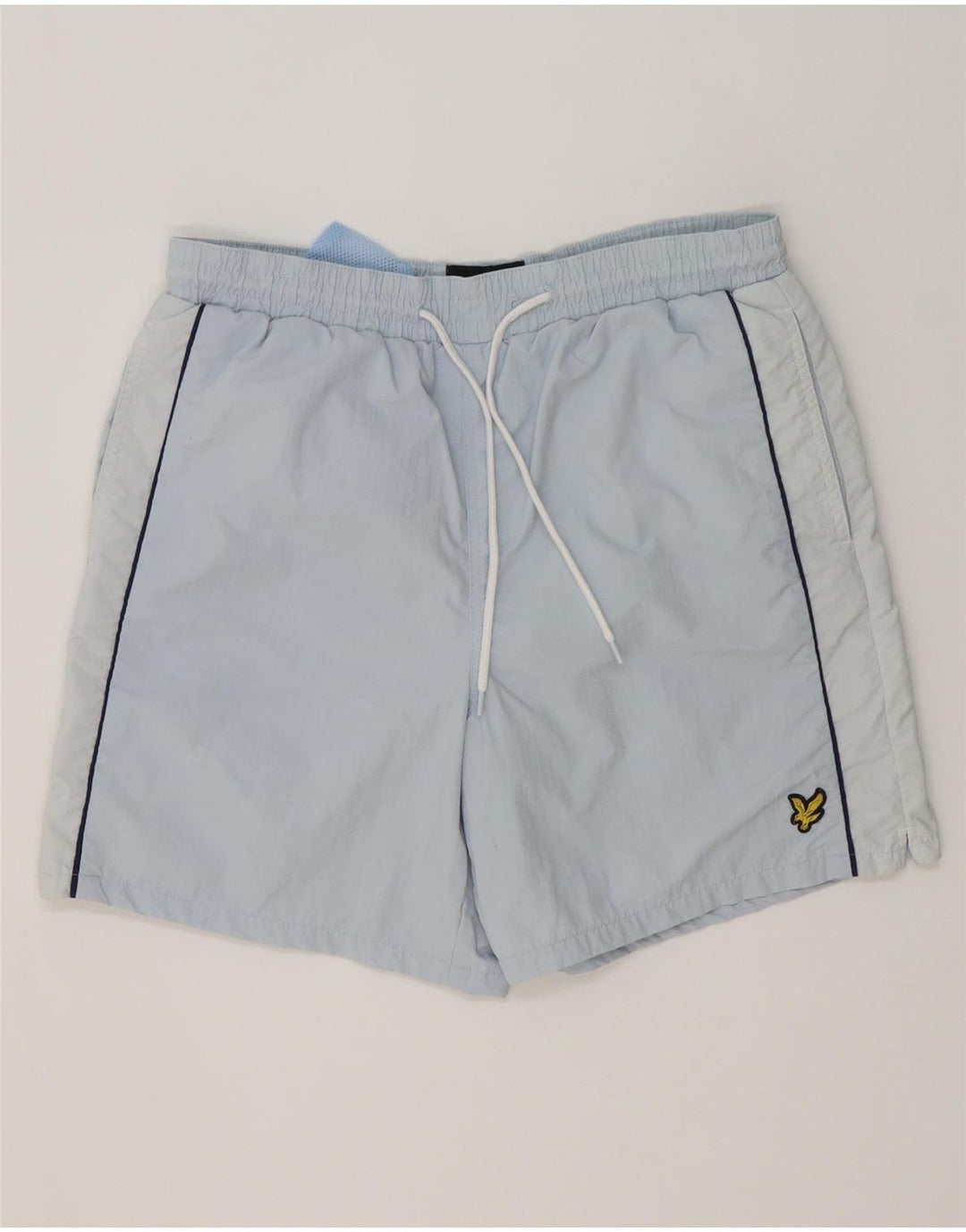 Męskie spodenki kąpielowe Lyle & Scott, średni niebieski, poliester