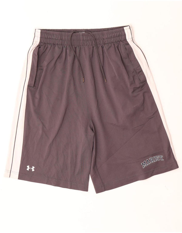Męskie spodenki sportowe Under Armour Marist Graphic XL, szary, poliester z blokami kolorów