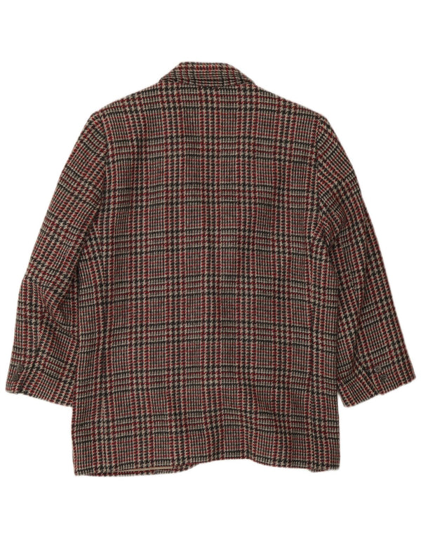 Damska marynarka VINTAGE UK 16, duża, wielokolorowa pepitka