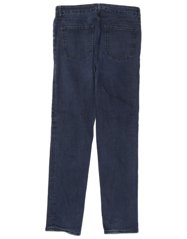 Marks & Spencer Damskie The Sienna Straight Jeans UK 14 Duże W32 L32 Niebieskie