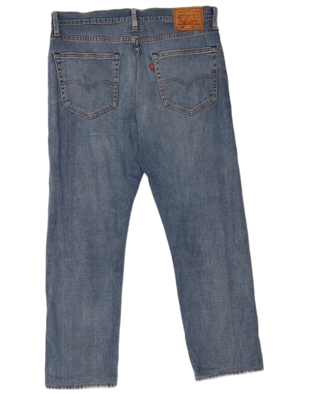 Męskie jeansy Levi's 502 Tapered W33 L26 Niebieskie bawełniane