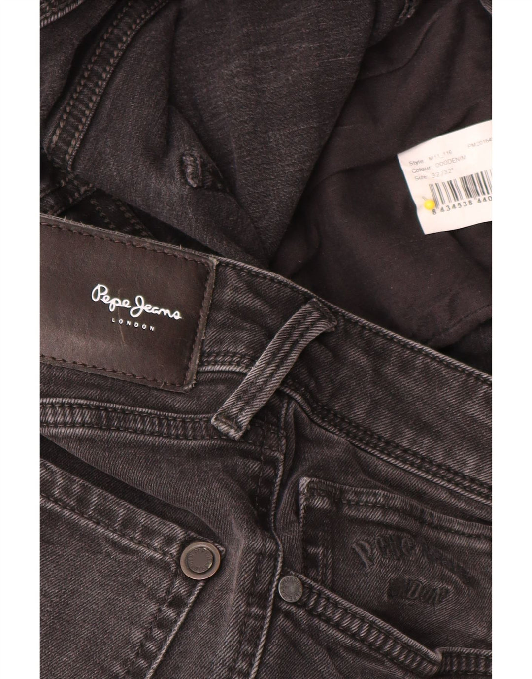 PEPE Jeans Męskie obcisłe dżinsy W32 L32 Szare