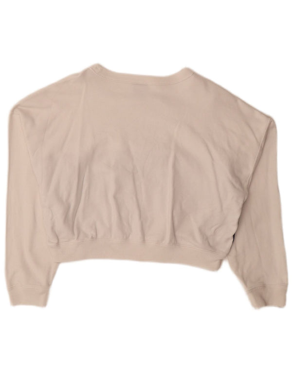 Damska bluza Champion Crop Sweatshirt UK 14 w kolorze średniej bieli