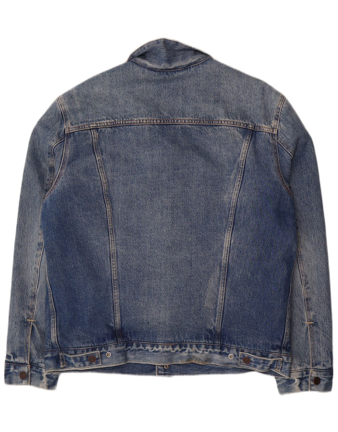 Męska kurtka dżinsowa Levi's Sherpa UK 40, duża niebieska bawełna