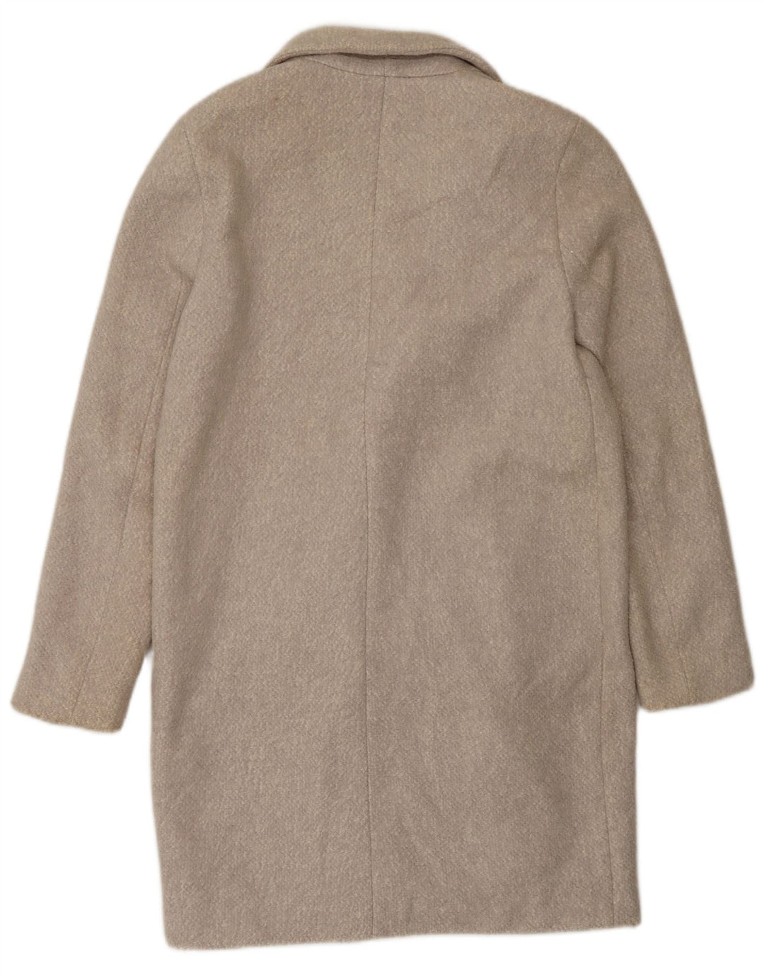 Damski płaszcz pulowerowy Zara UK 10 Small, szary, bawełniany