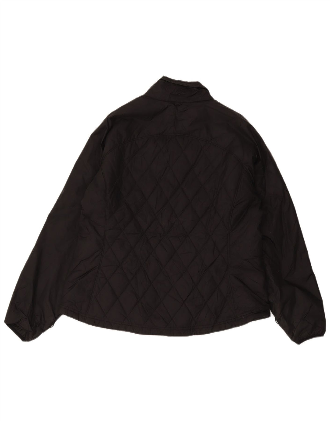 Damska pikowana kurtka Eddie Bauer UK 18 XL, czarny nylon