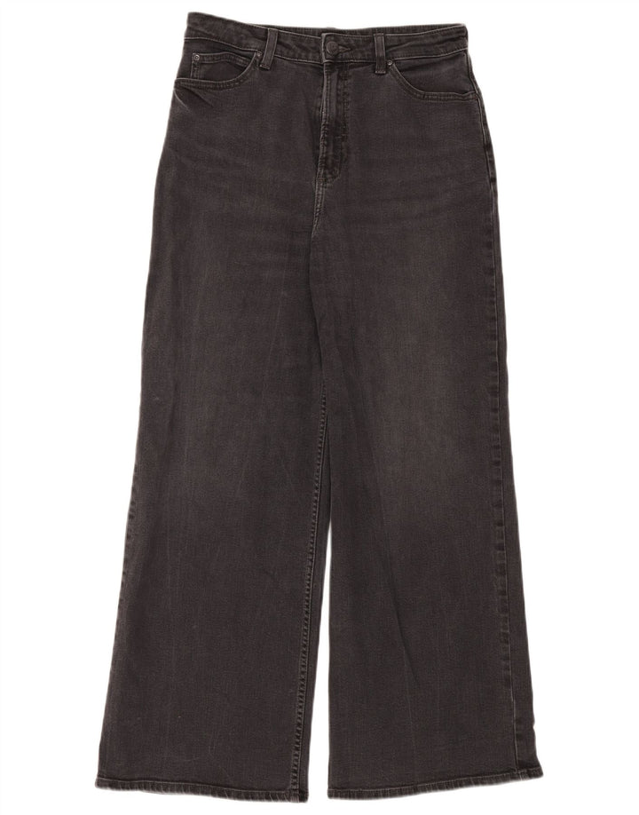 Damskie jeansy Lee z wysokim stanem, rozkloszowane W30 L28, czarne, bawełniane