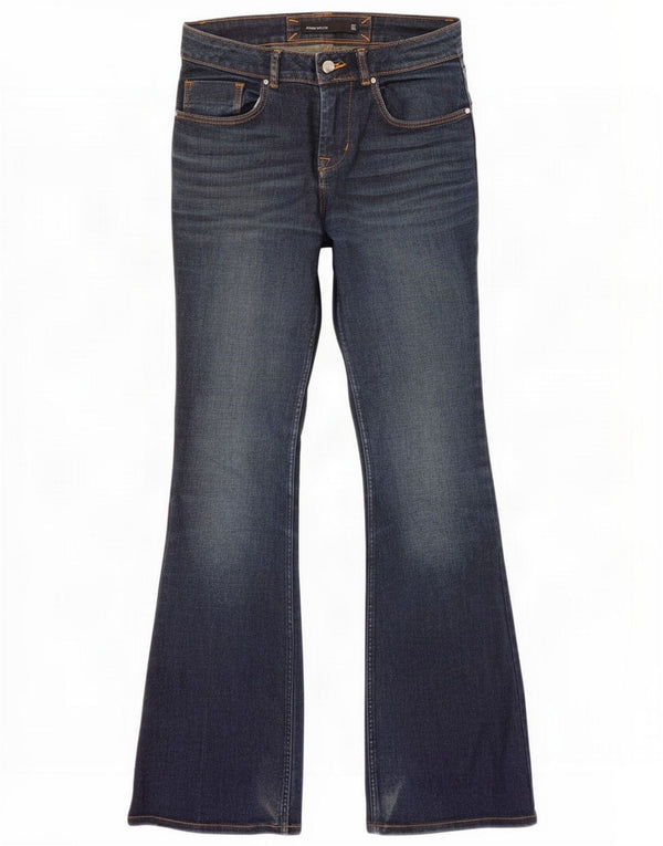 Karen Millen Damskie jeansy rozkloszowane UK 6 XS W24 L32 Niebieskie bawełniane