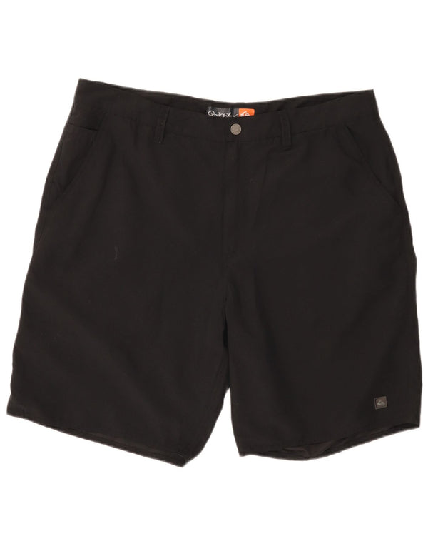 Quiksilver Mens Chino Shorts W36 Large Black Polyester