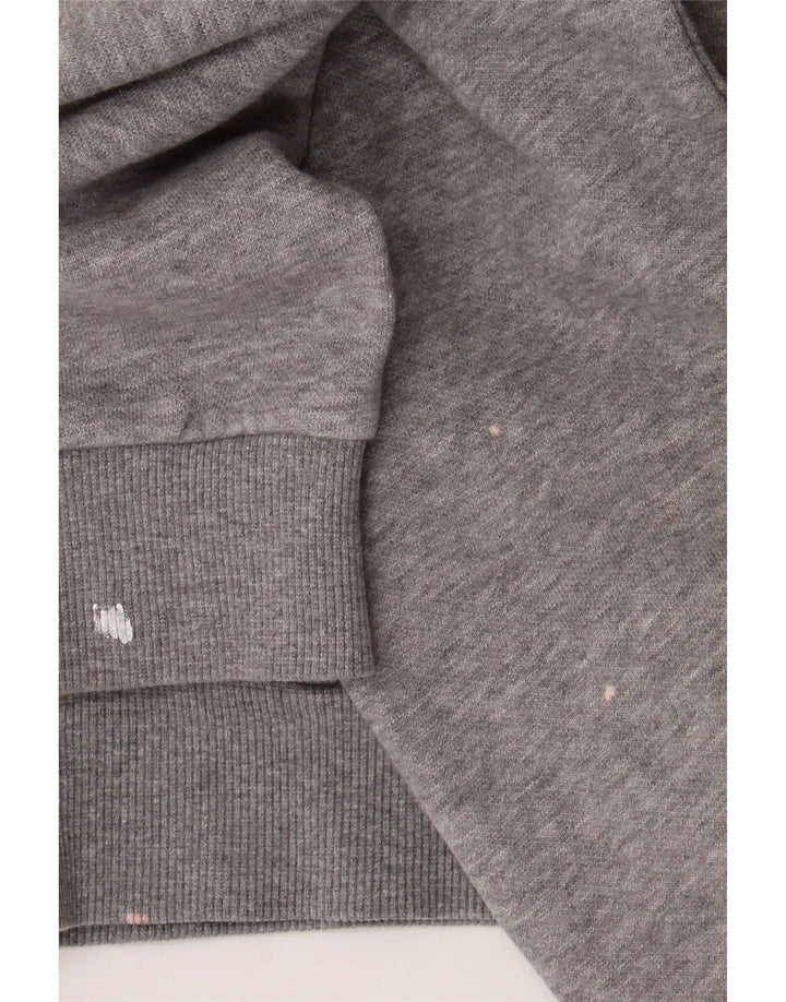 Damska kurtka dresowa Puma UK 10, mała, szara bawełna