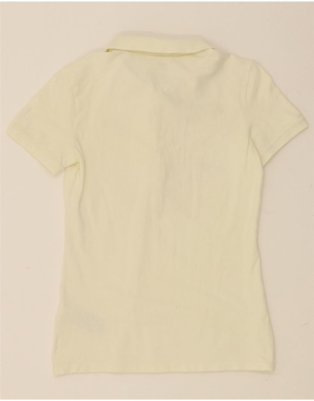 NIKE Womens Polo Shirt UK 10/12 Medium  Beige Cotton Vintage Nike and Second-Hand Nike from Messina Hembry 